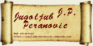 Jugoljub Peranović vizit kartica